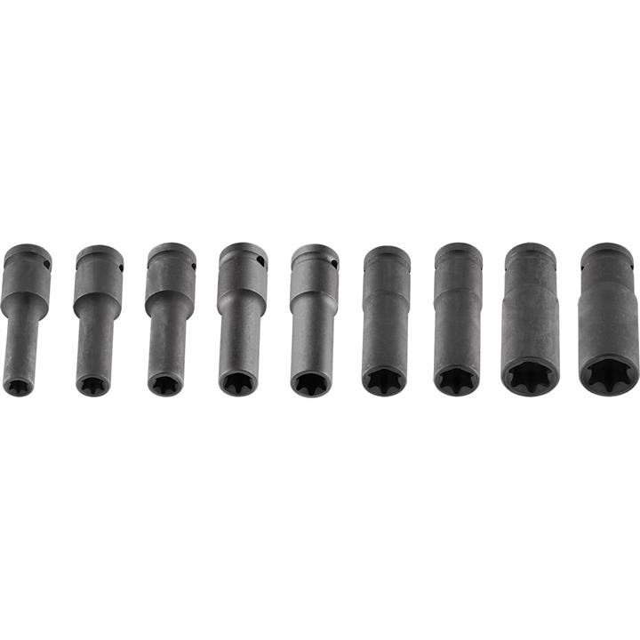12110 Neo Tools Imact socket set 1/2" E torx long 9pcs (E10, 11, 12, 14, 16, 18, 20, 22, 24) CR-MO