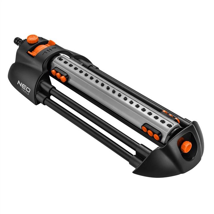 15772 Neo Tools Oscillating sprinkler, nozzle switch-off function, 20 nozzles, stream strength adjustment