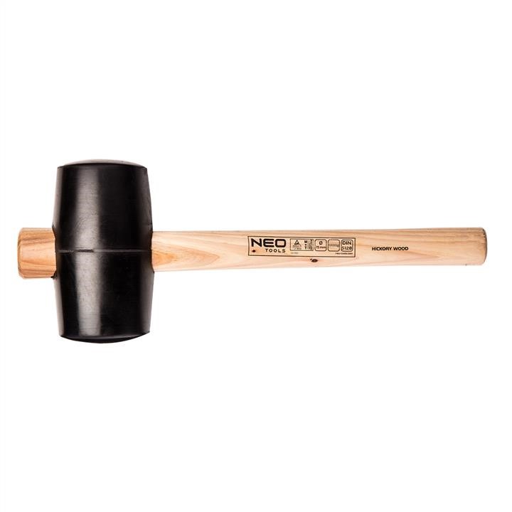 Neo Tools 25-054 Rubber mallet 90mm/1200g, hickory wood handle 25054