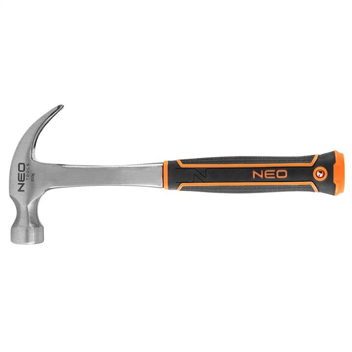 25104 Neo Tools Claw hammer 600g, monoblock, bimaterial handle