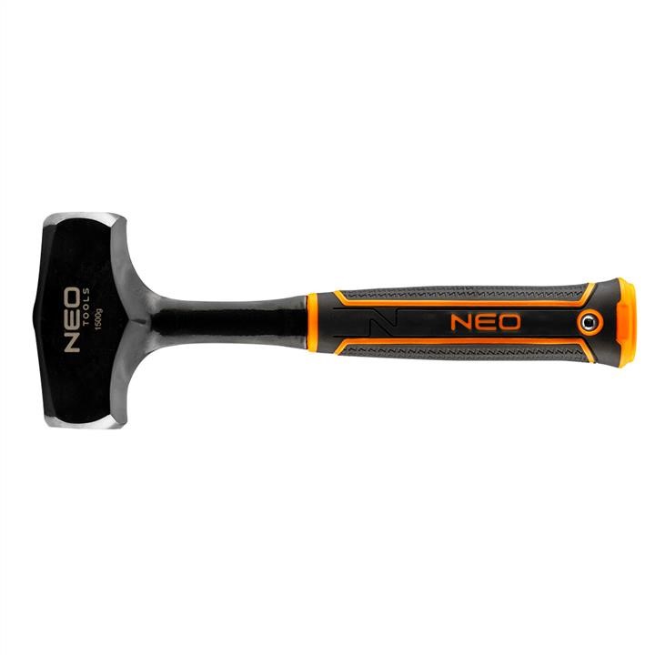 25107 Neo Tools Stoning hammer 1500g, monoblock, bimaterial handle