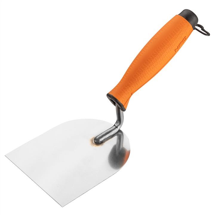 50138 Neo Tools Stucco margin trowel - rounded, 100 mm, bi-material handle