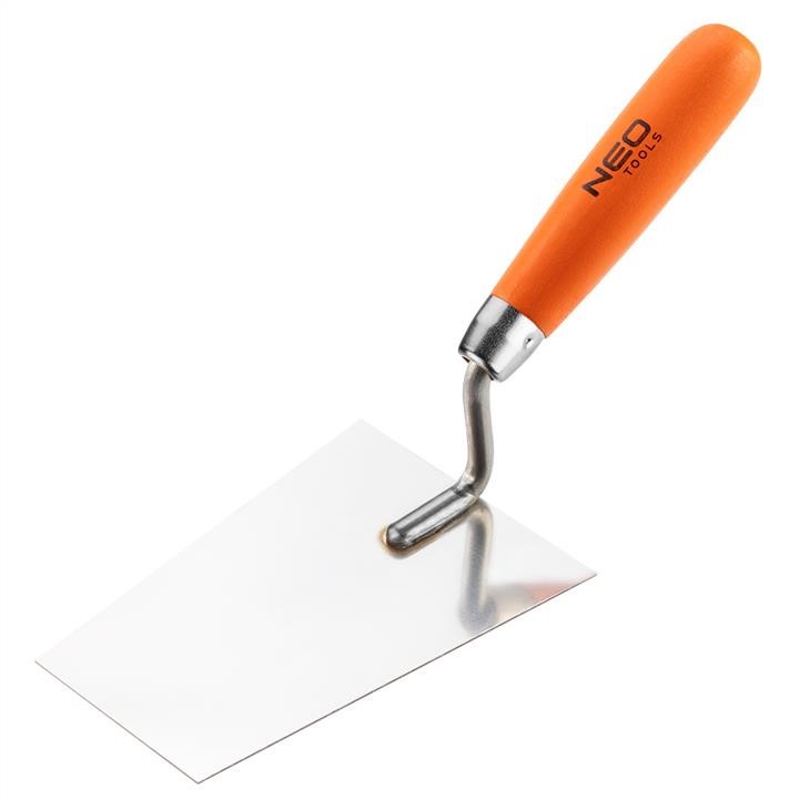 50141 Neo Tools Stucco margin trowel - trapezium, 140 mm, wooden handle