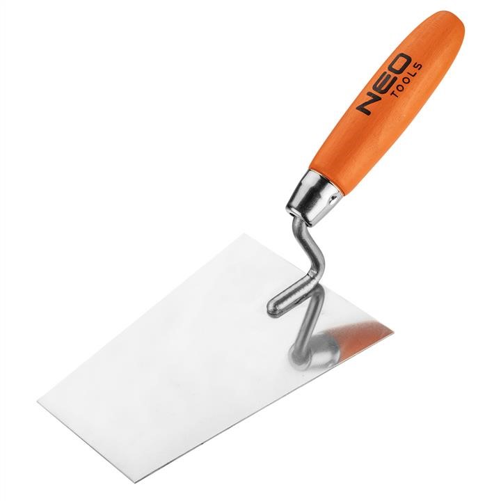50142 Neo Tools Stucco margin trowel - trapezium, 160 mm, wooden handle