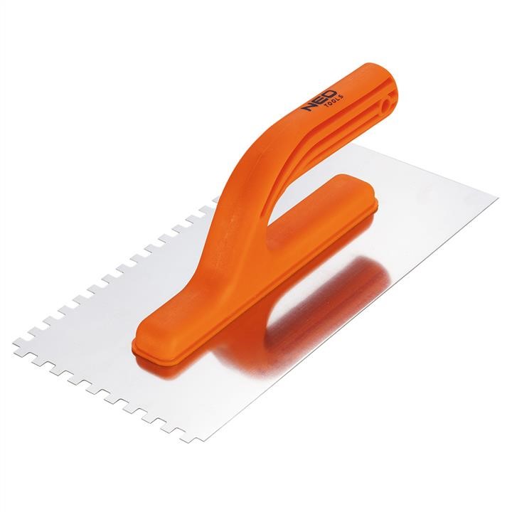 50204 Neo Tools Notched trowel, 270 x 125 mm, 6 x 6 x 6 mm, plastic handle