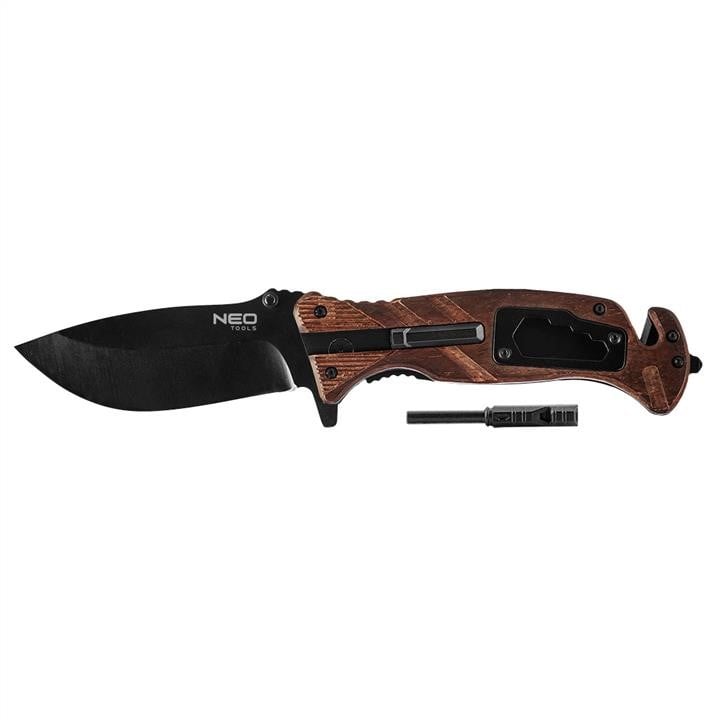 Neo Tools 63-107 Survival folding knife 22 cm, 6 in 1 63107