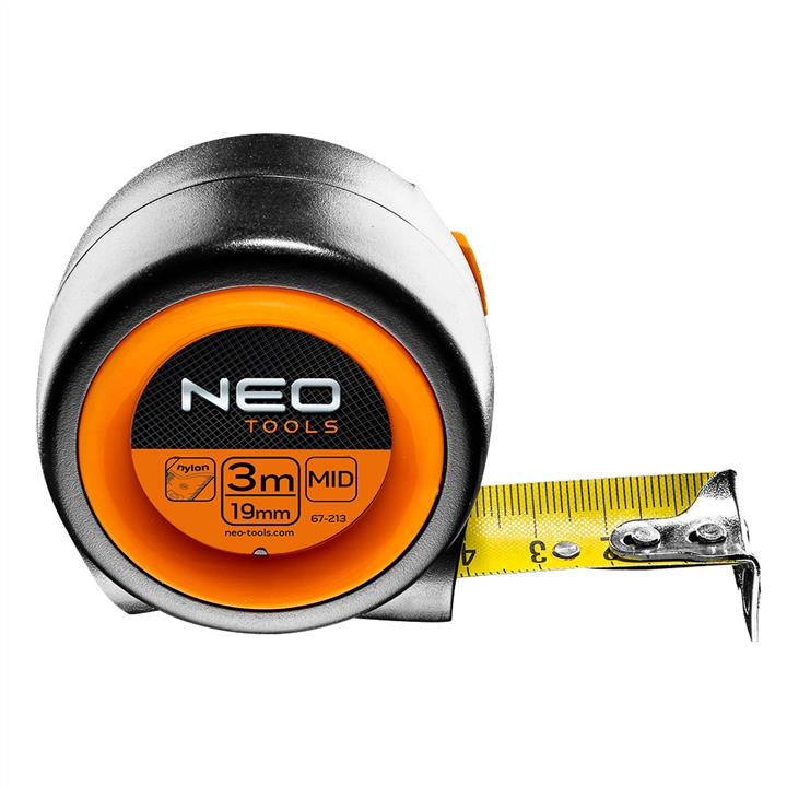 Neo Tools 67-213 Compact steel pocket rule 3 m x 19 mm, self-lock, magnet 67213