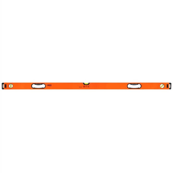 Neo Tools 71-106 Aluminum spirit level with handle, 3 vials, milled measuring surfaces, 150 cm 71106