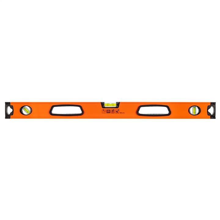Neo Tools 71-113 Aluminum spirit level with handle, 3 vials, magnet, milled measuring surfaces, 80 cm 71113