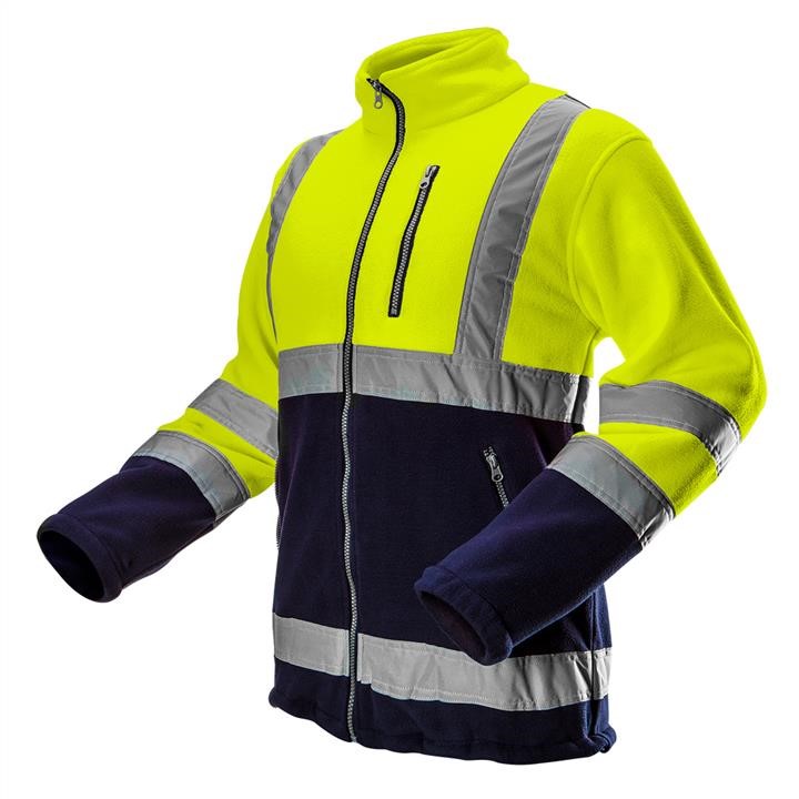 Neo Tools 81-740-L High visibility polar fleece jacket, yellow, size L 81740L