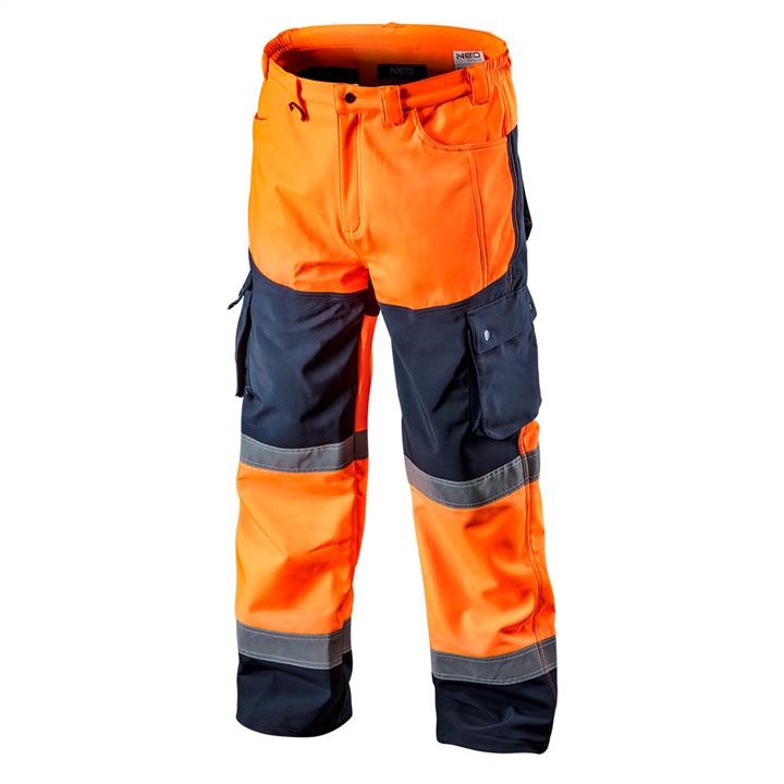 Neo Tools 81-751-L High vision working trousers, softshell, orange, size L 81751L