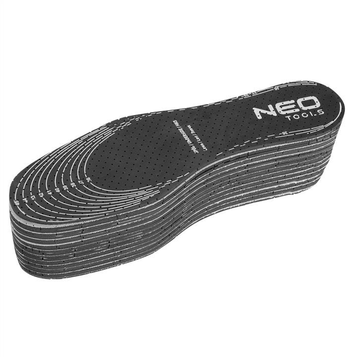82303 Neo Tools Insole with active carbon - universal size - to be cut, 10 pairs.