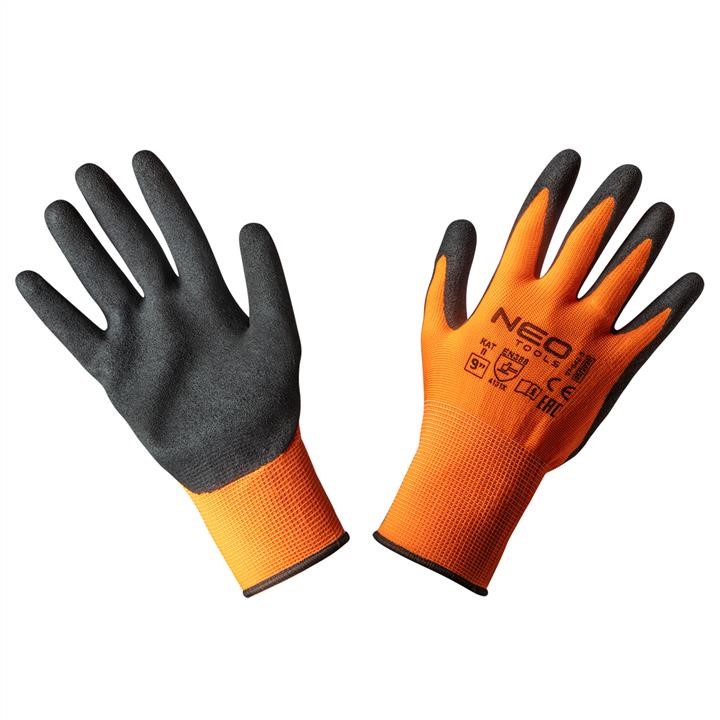 Neo Tools 97-642-9 Working gloves, nitrile coated polyester (sandy), 4131X, size 9 976429