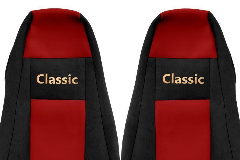 Seat covers Scania série R, G, P 2016, velour F-Core PS16 RED