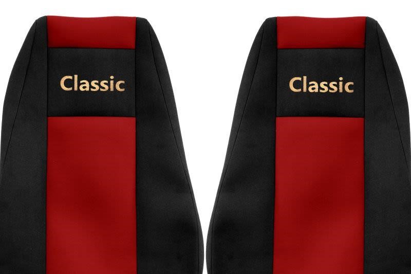 Seat covers Renault Premium c 2005, velour F-Core PS18 RED