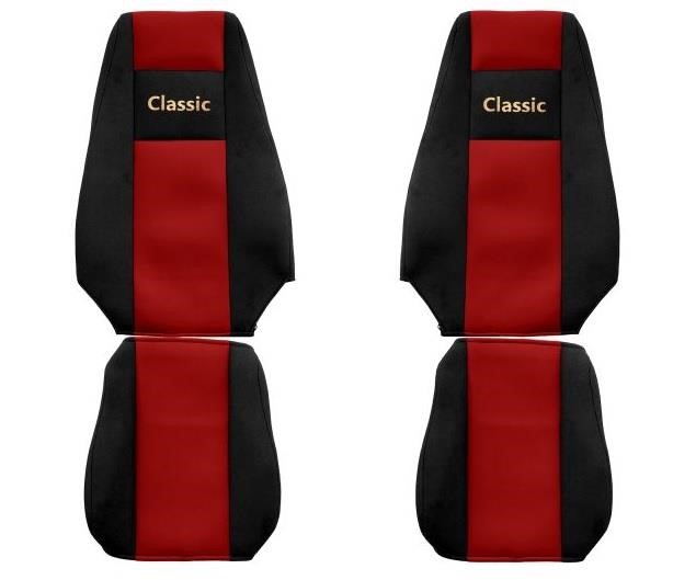 F-Core PS21 RED Seat covers Renault Magnum, velour PS21RED