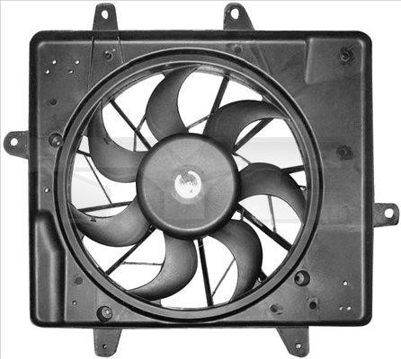 TYC 804-0004 Hub, engine cooling fan wheel 8040004