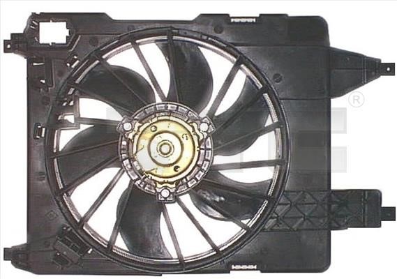 TYC 828-0004 Hub, engine cooling fan wheel 8280004