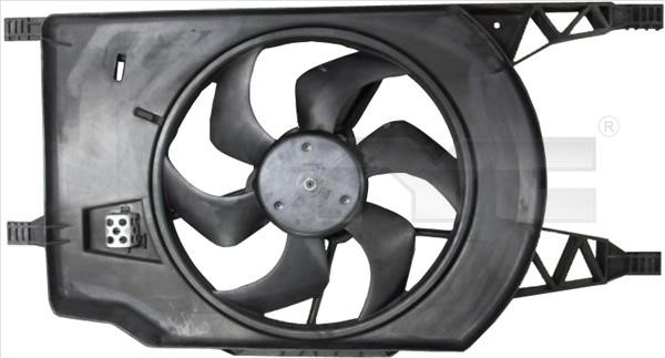 TYC 828-0005 Hub, engine cooling fan wheel 8280005