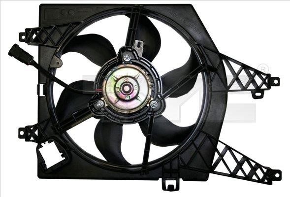 TYC 828-0015 Hub, engine cooling fan wheel 8280015