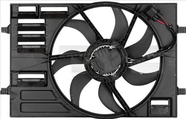 TYC 837-0055 Hub, engine cooling fan wheel 8370055