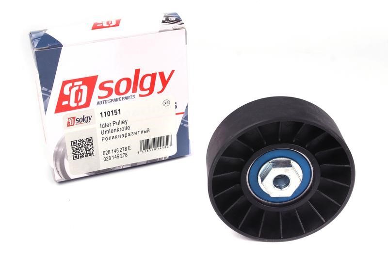 V-ribbed belt tensioner (drive) roller Solgy 110151