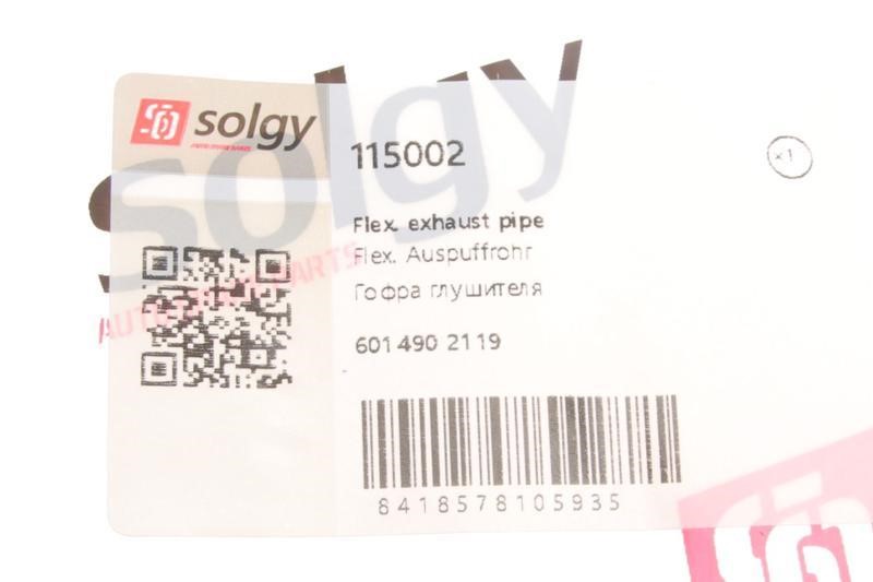 Corrugation silencer Solgy 115002