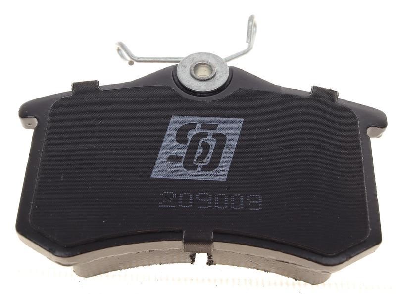 Rear disc brake pads, set Solgy 209009