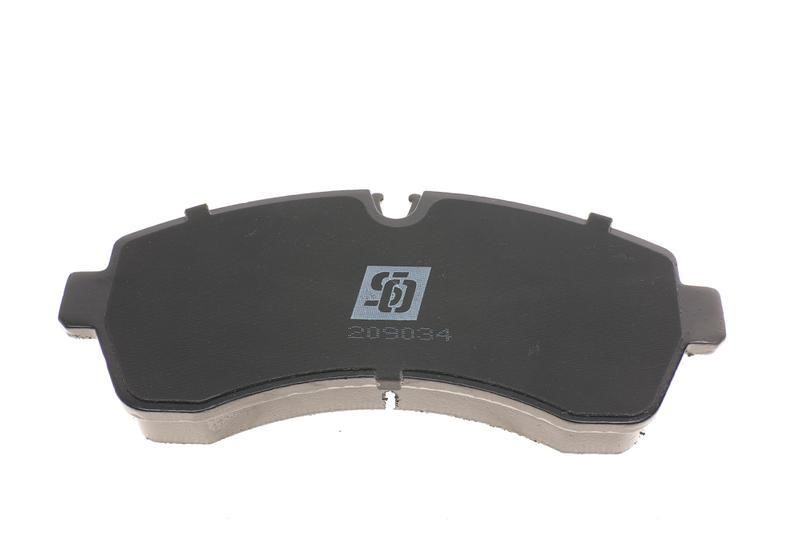 Brake Pad Set, disc brake Solgy 209034