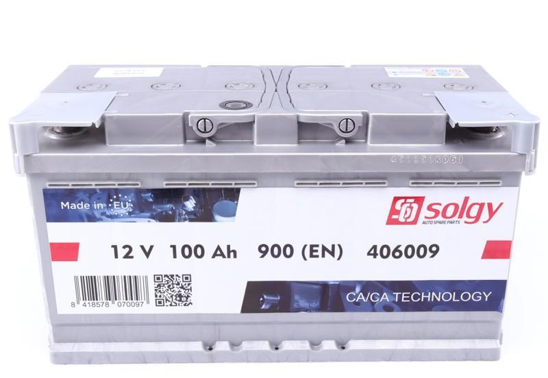 Solgy 406009 Battery Solgy 12V 100AH 900A(EN) R+ 406009