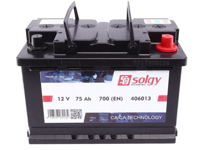 Solgy 406013 Battery Solgy 12V 75AH 700A(EN) R+ 406013