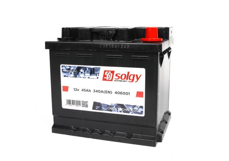 Solgy 406001 Battery Solgy 12V 45AH 340A(EN) R+ 406001