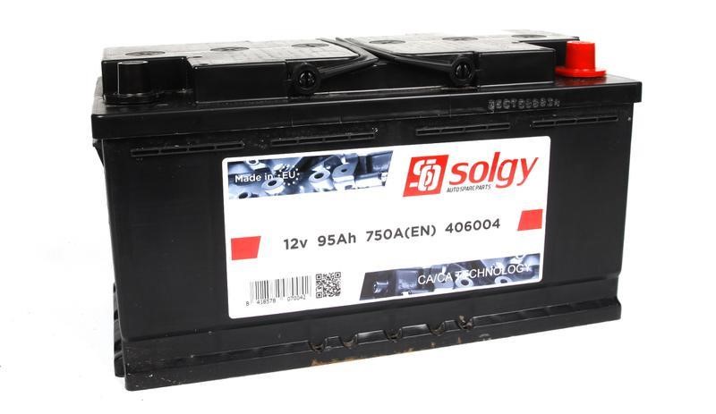 Solgy 406004 Battery Solgy 12V 95AH 750A(EN) R+ 406004