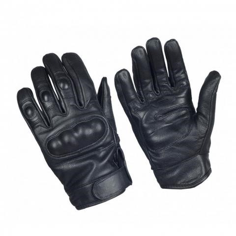 Mil-tec 12504102-M Tactical leather gloves black, M 12504102M