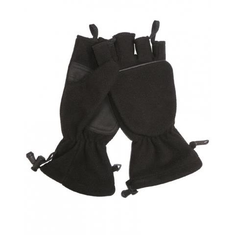 Mil-tec 12546002-L/XL Black Fleece Hunting Gloves L/XL 12546002LXL