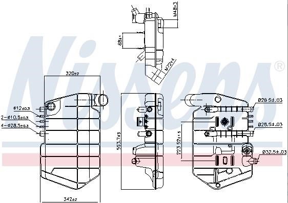 Nissens Expansion tank – price [object Object] PLN