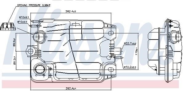 Nissens Expansion tank – price [object Object] PLN