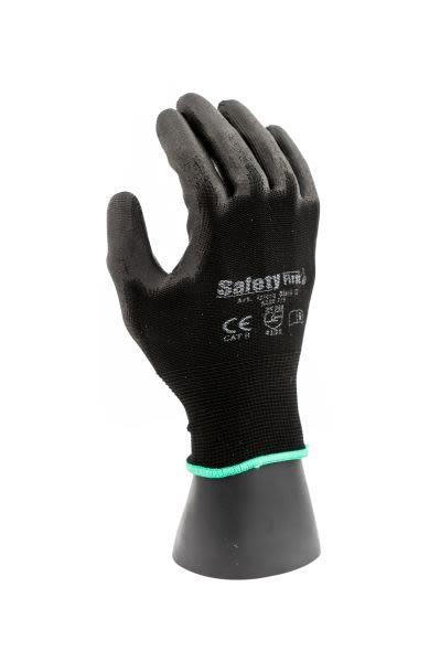 Profitool 0XREK0260/S Protective gloves 7/S, nylon/polyurethane, black 0XREK0260S