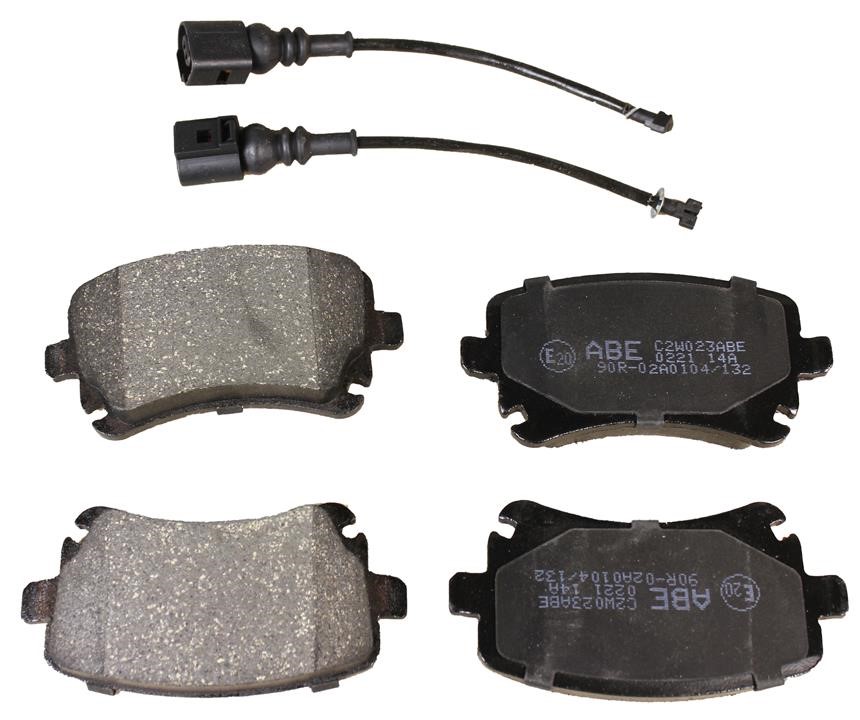 ABE C2W023ABE Rear disc brake pads, set C2W023ABE