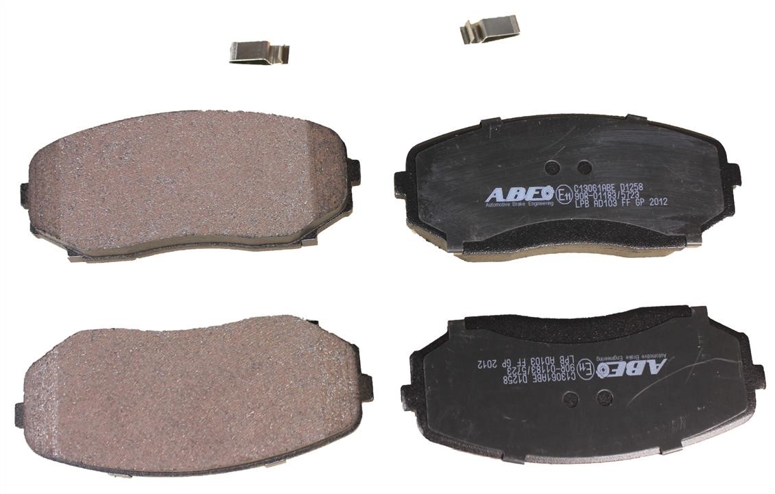 ABE C13061ABE Front disc brake pads, set C13061ABE
