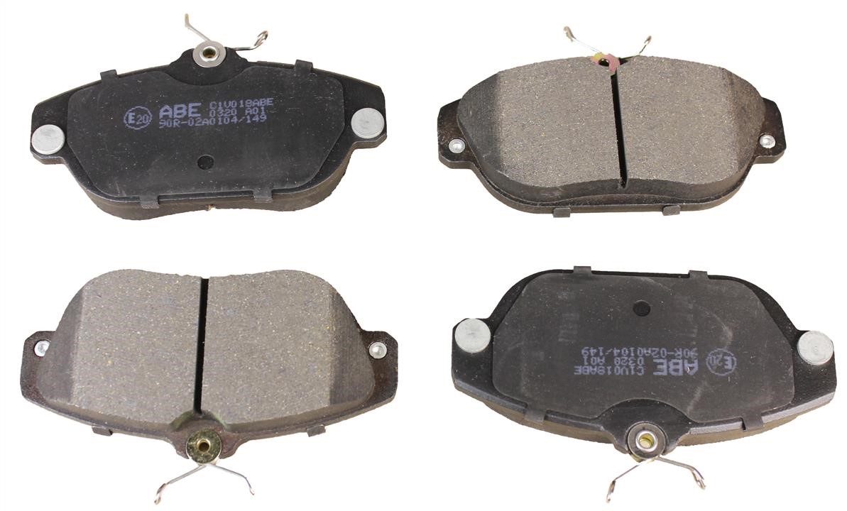 ABE C1V018ABE Front disc brake pads, set C1V018ABE