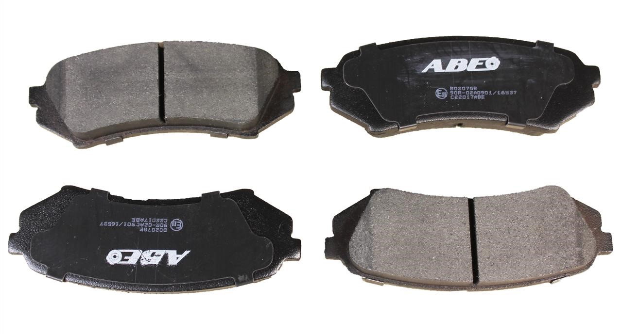 ABE C22017ABE Rear disc brake pads, set C22017ABE