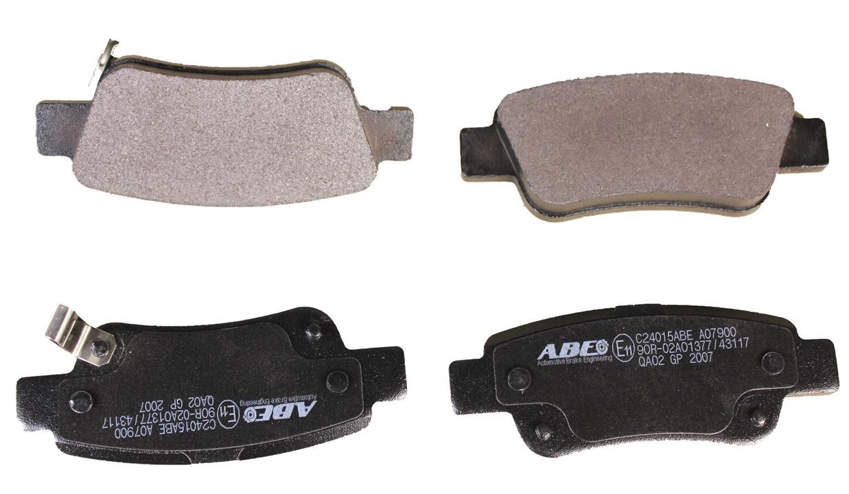 ABE C24015ABE Rear disc brake pads, set C24015ABE