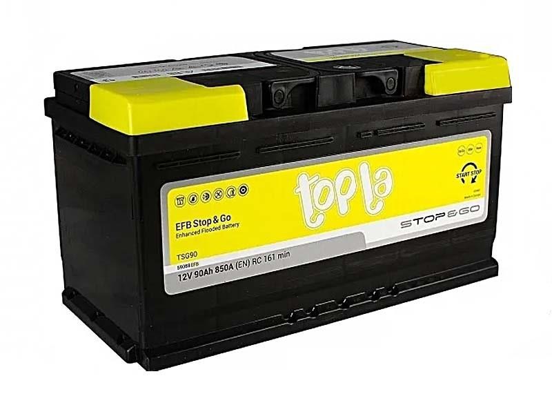 Topla 112090 Battery Topla EFB Stop&Go 12V 90AH 850A(EN) R+ 112090