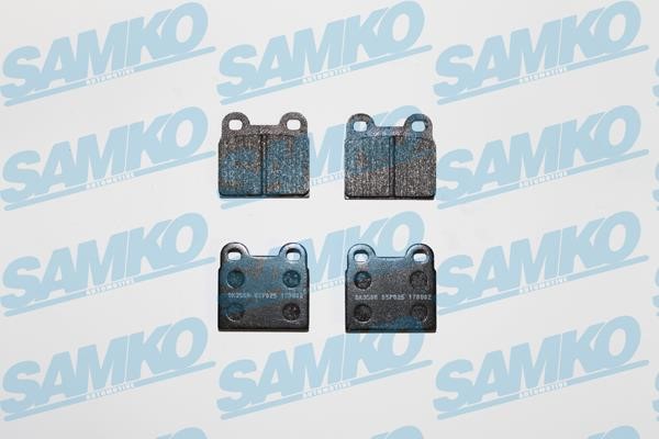 Samko 5SP025 Brake Pad Set, disc brake 5SP025