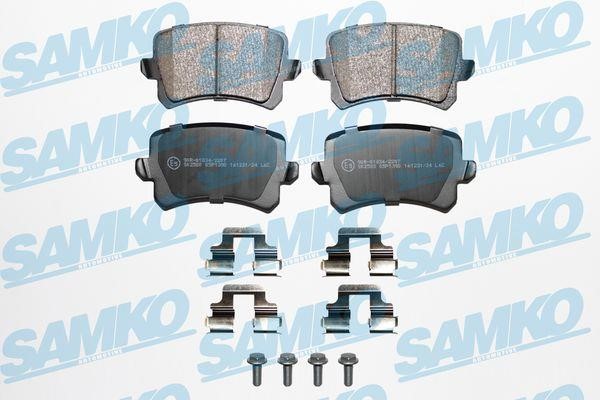Samko 5SP1390K Brake Pad Set, disc brake 5SP1390K