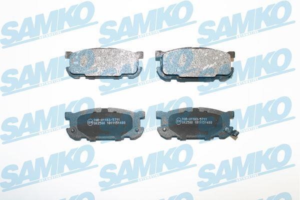 Samko 5SP1488 Brake Pad Set, disc brake 5SP1488