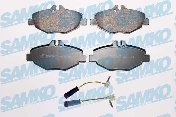 Samko 5SP1124A Brake Pad Set, disc brake 5SP1124A