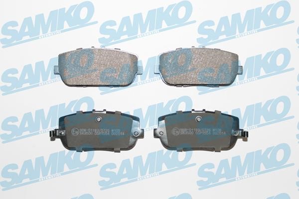 Samko 5SP1554 Brake Pad Set, disc brake 5SP1554