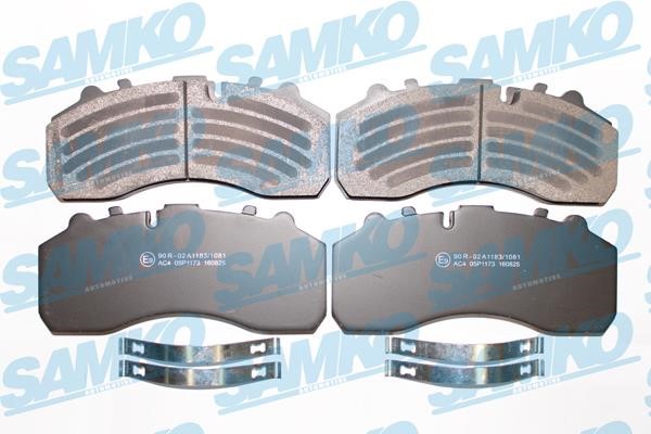 Samko 5SP1173 Brake Pad Set, disc brake 5SP1173